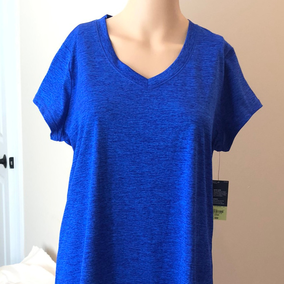 *NEW* Xersion Work Out/Yoga Vneck Tee Size L - Picture 2 of 7